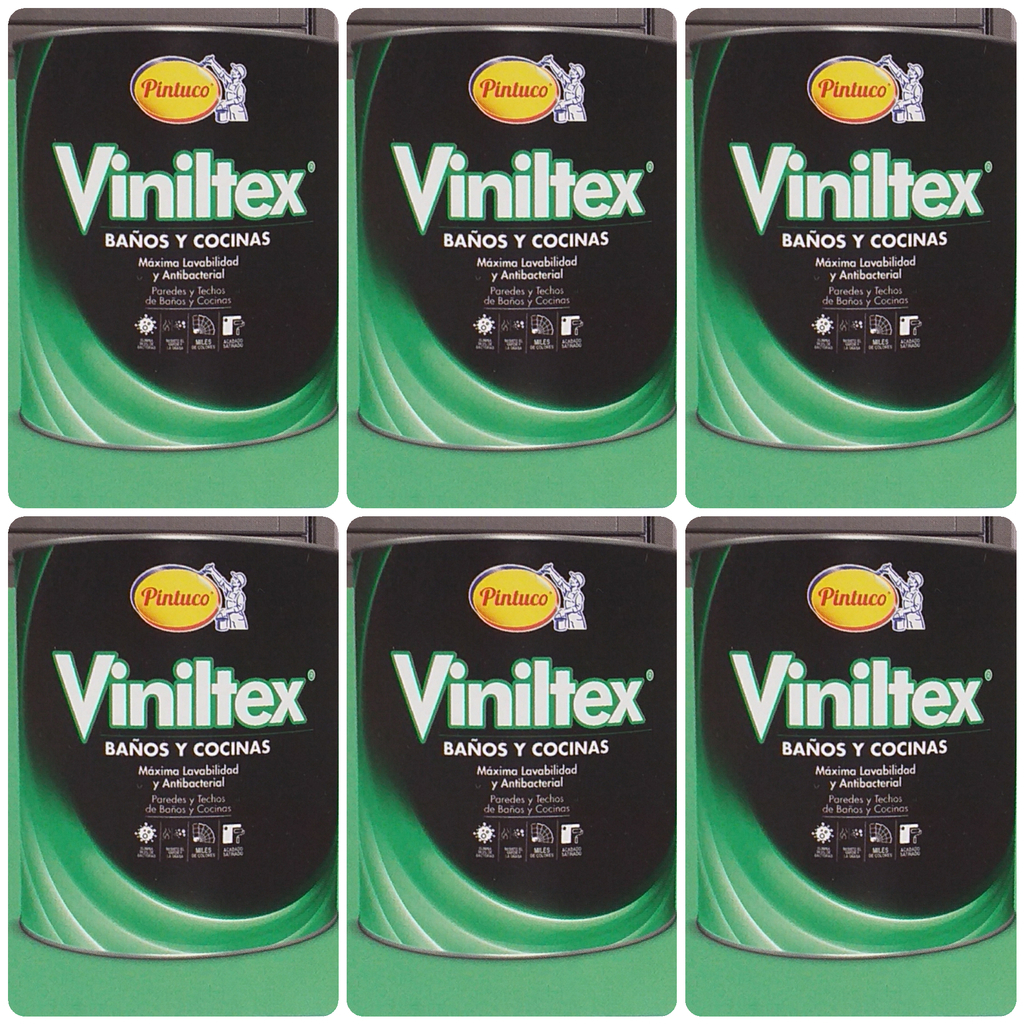Pintura viniltex baños y cocina * 1/4