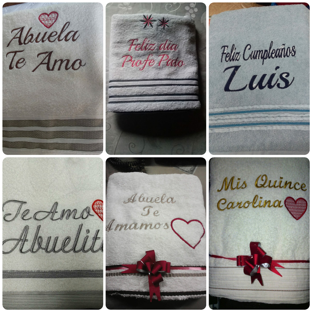 Toallas personalizadas