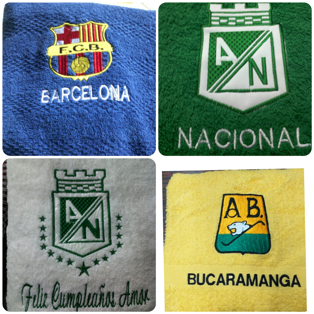 Toallas personalizadas equipos de futbol