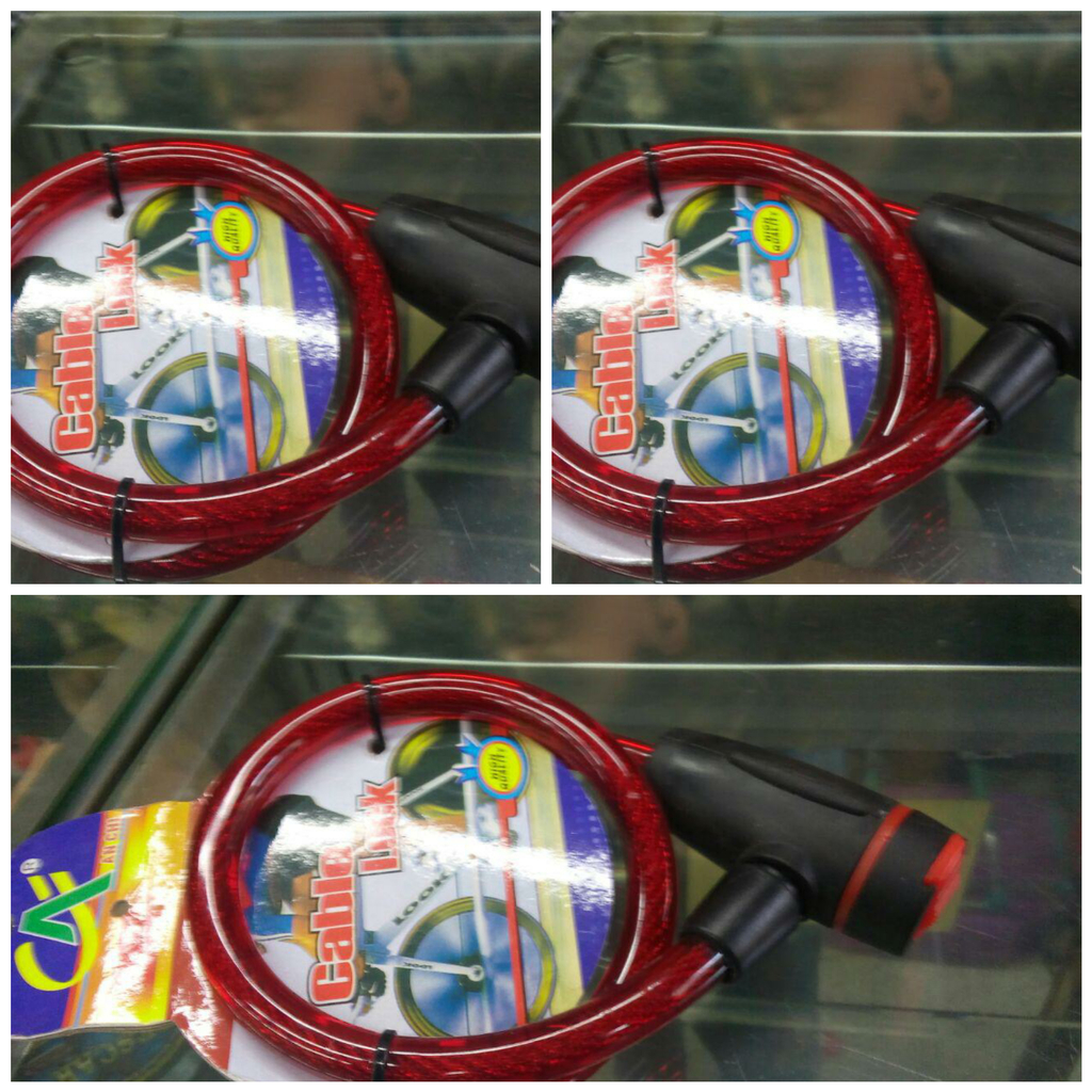 Guaya llave para moto