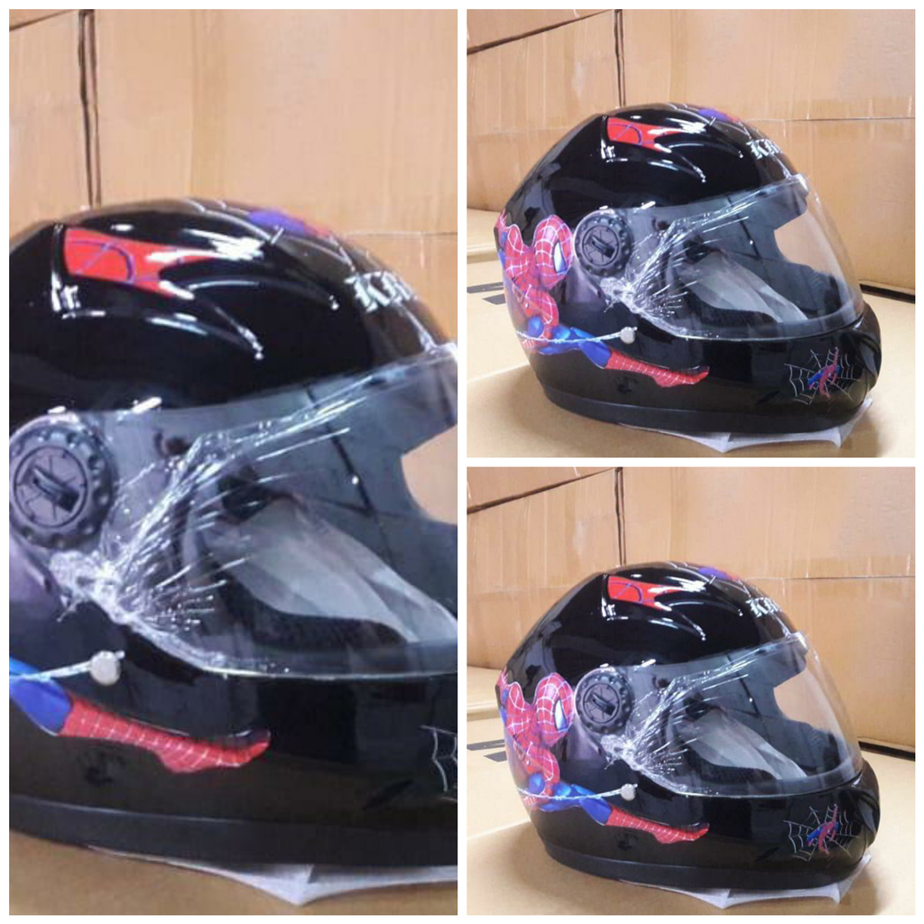 Casco de moto para niño