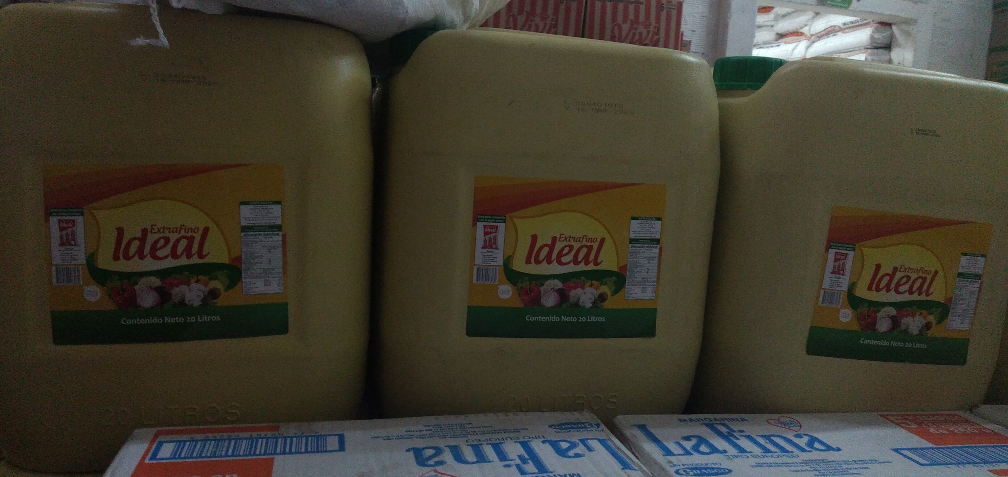 Aceite ideala extrafino x 20 litros