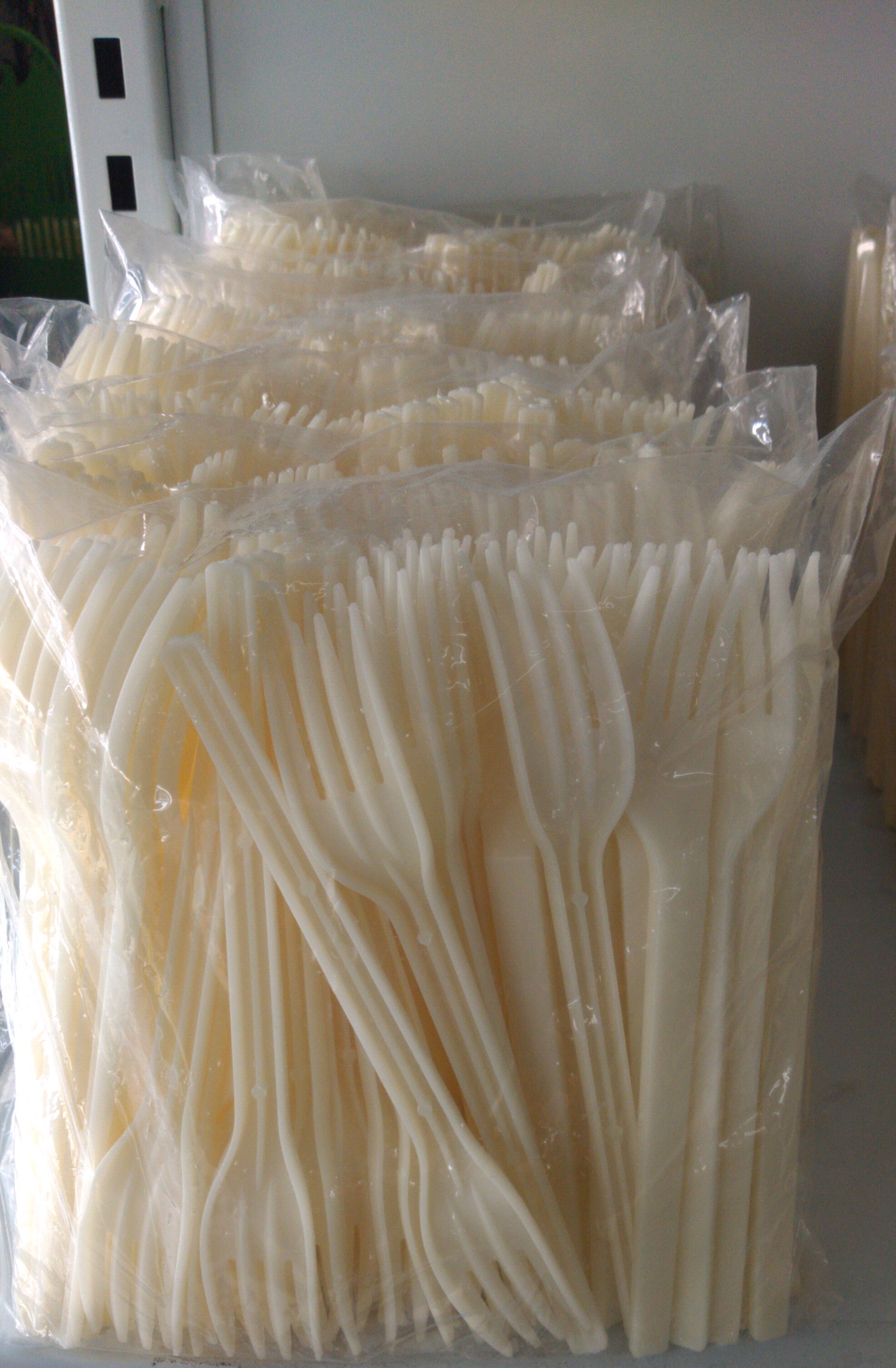 Tenedor almidón de maíz x 50 unidades