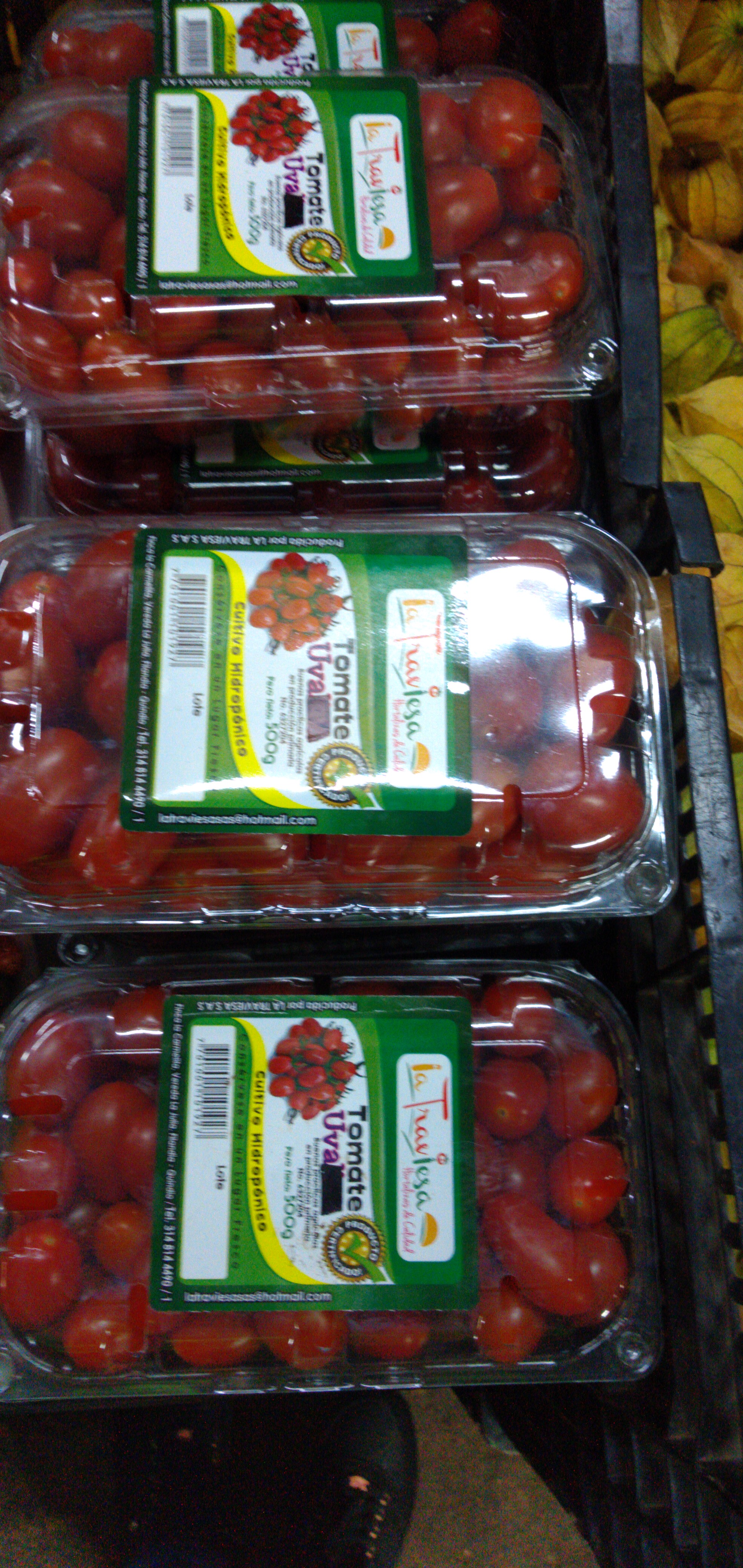 Tomate cherry x 500 gm