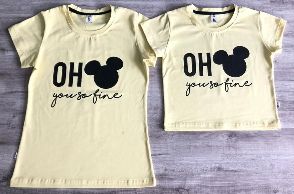 Camiseta larga u ombliguera para dama en algodón licrado