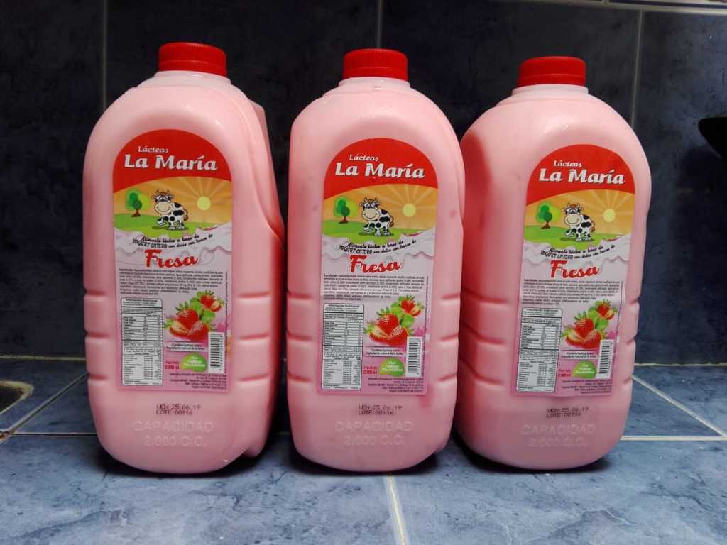 Yogurt de fresa con trocitos de fruta x 2 litros