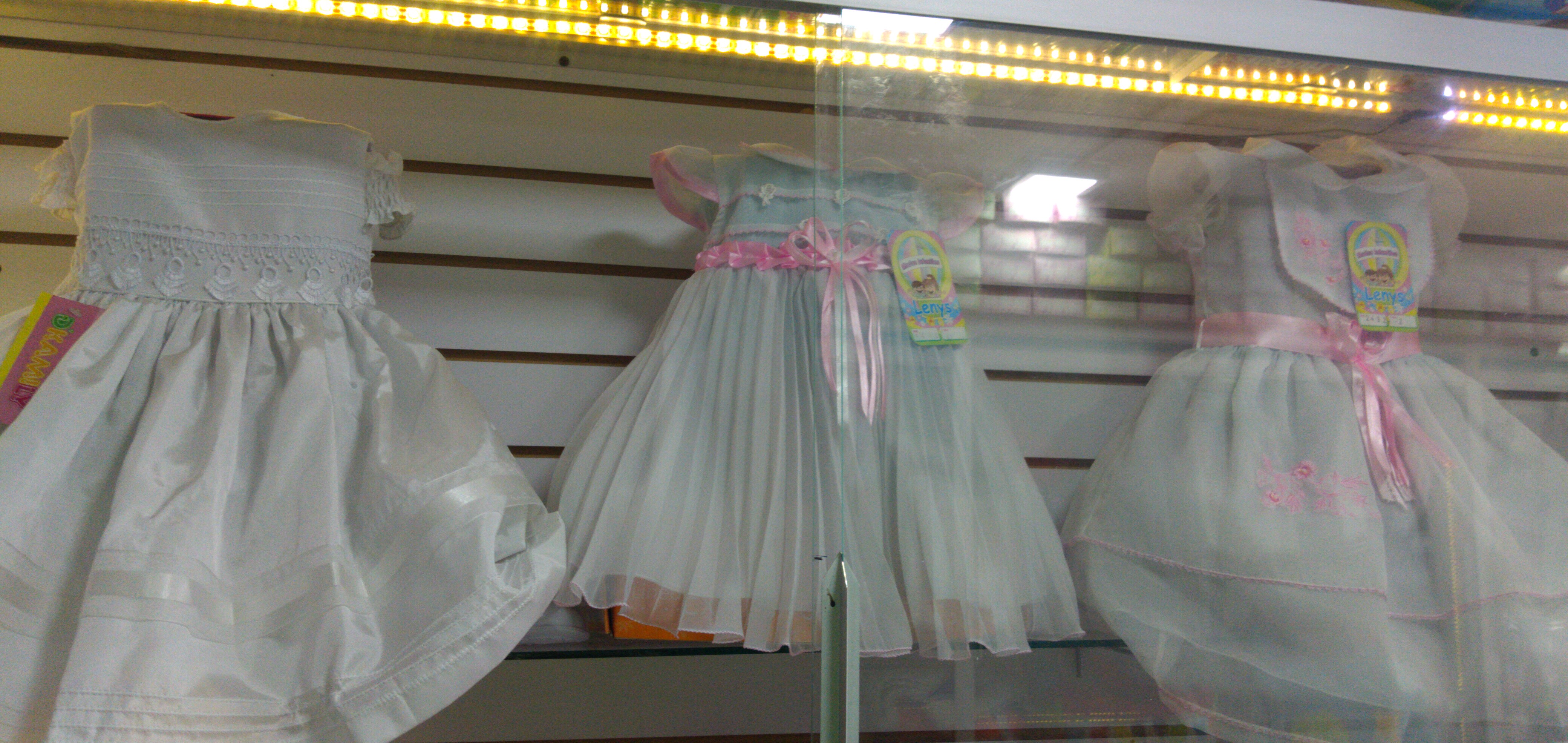Vestido para bautizo niña talla 0 hasta 4