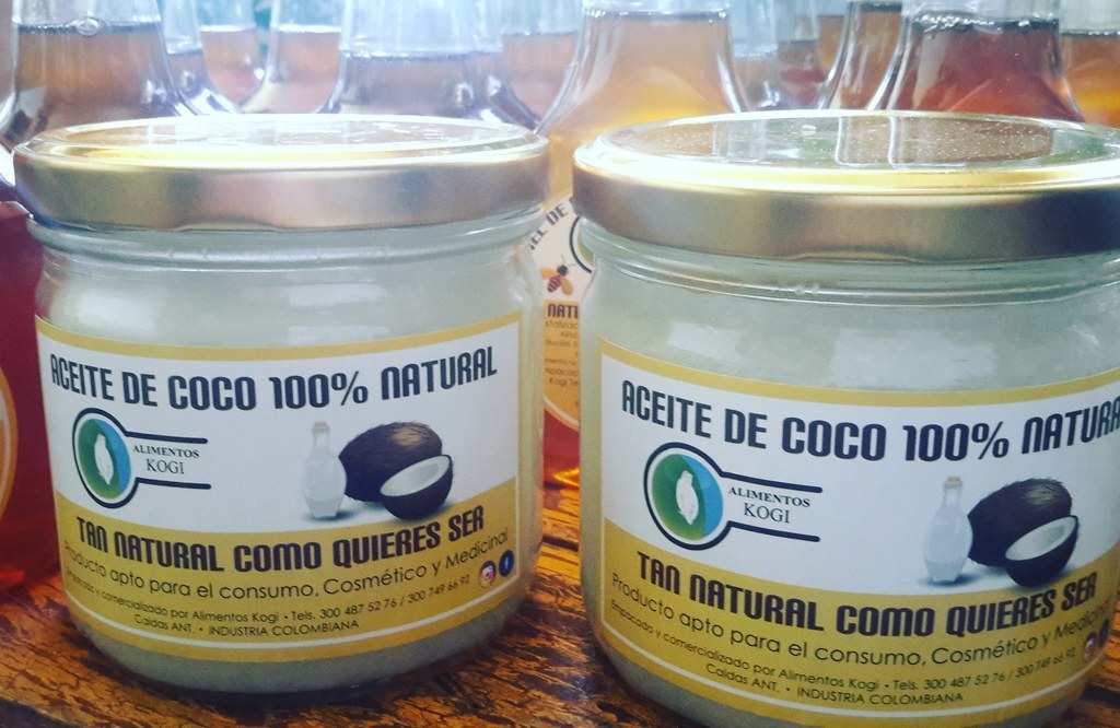 Aceite de coco puro, organico, prensado en frio