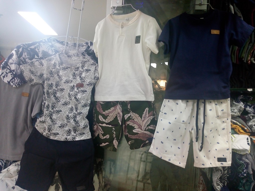 Camisa + pantaloneta o bermuda tallas de la 12 a 16