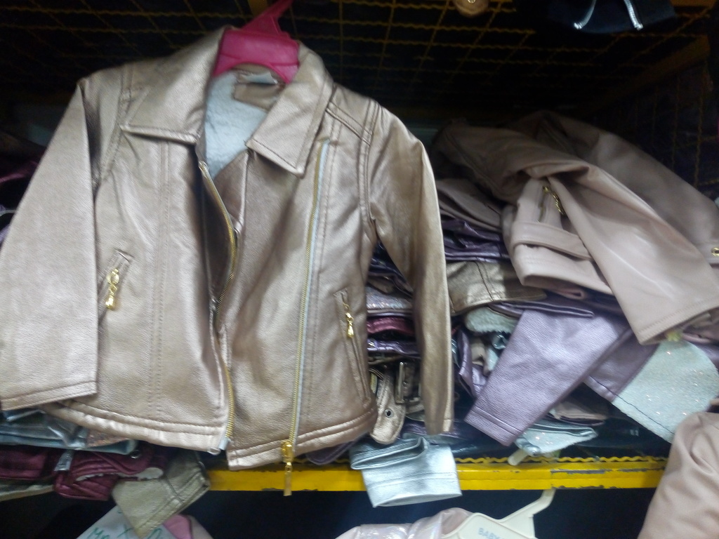 Chaqueta de niña metalizadas