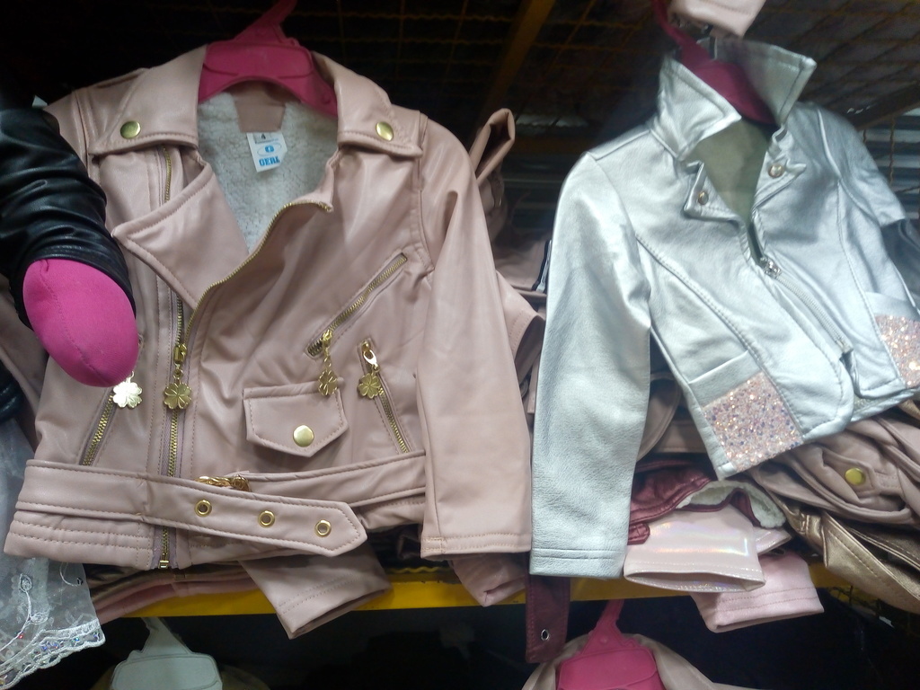 Chaqueta de niña con peluche interno