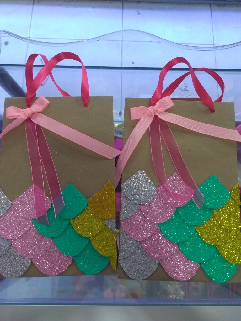 Bolsa de regalo escamas