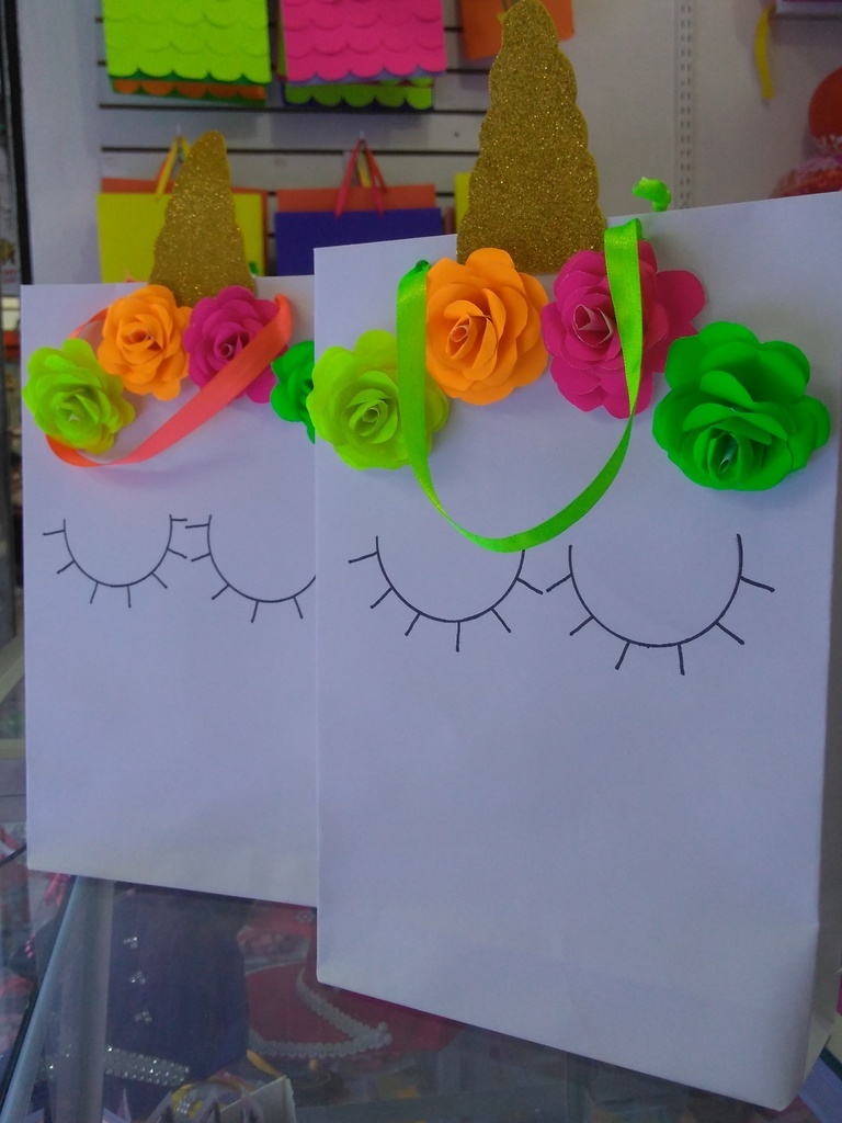Bolsitas regalo unicornio