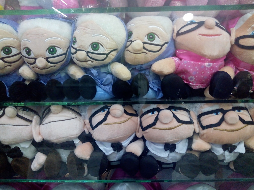 Peluches viejitos up