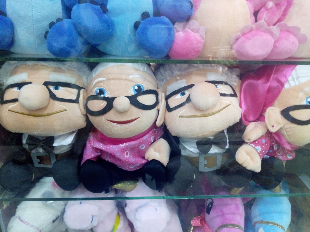 Peluches viejitos up grandes