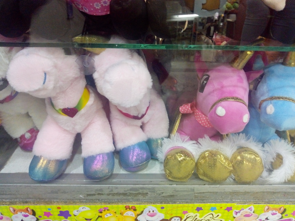 Peluches unicornio