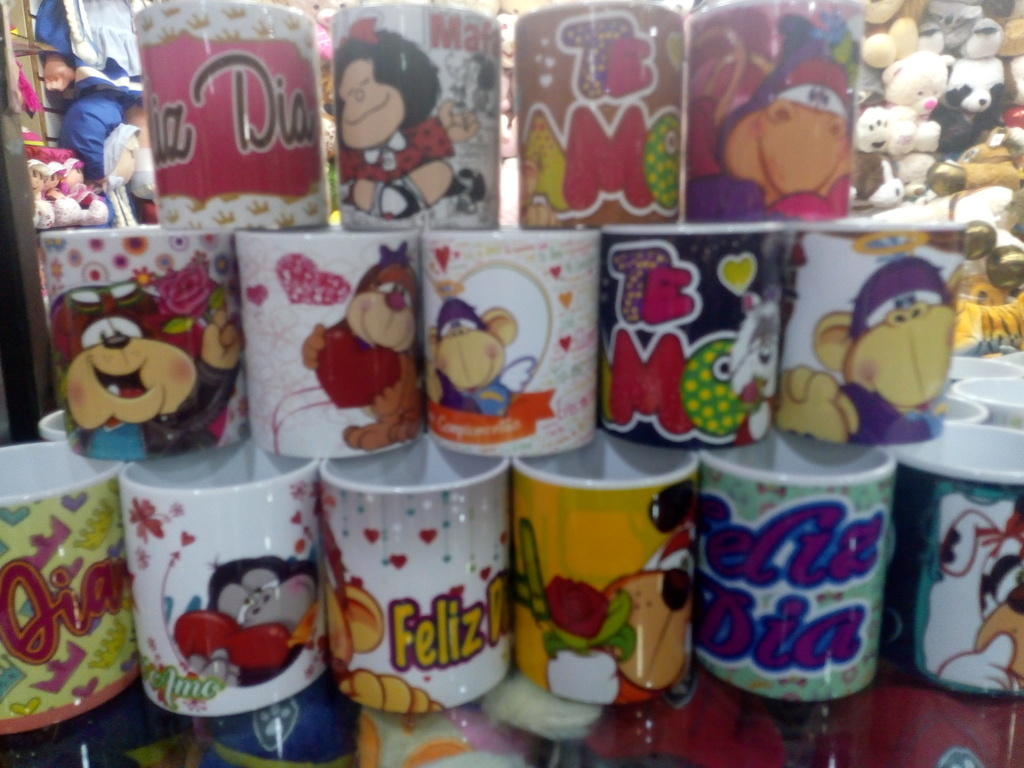 Pocillos grande decorados