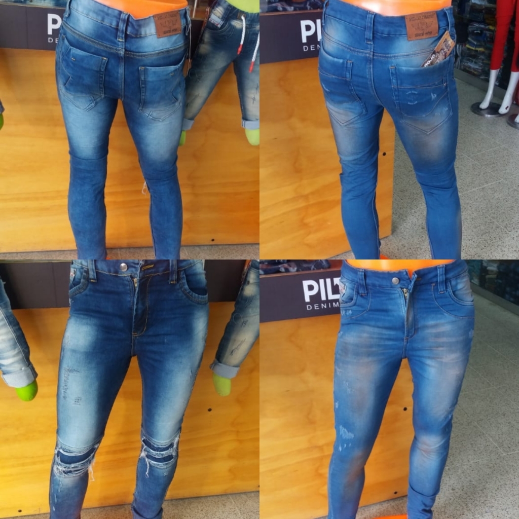 Jean para caballero de la talla 36 a 38