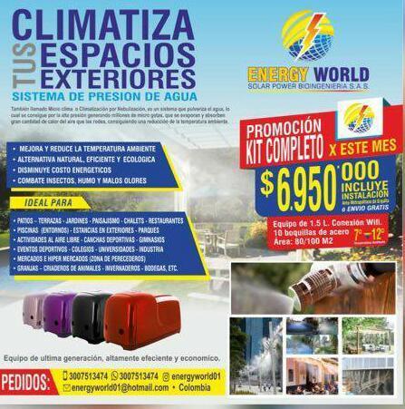 CLIMATIZADOR DE EXTERIORES