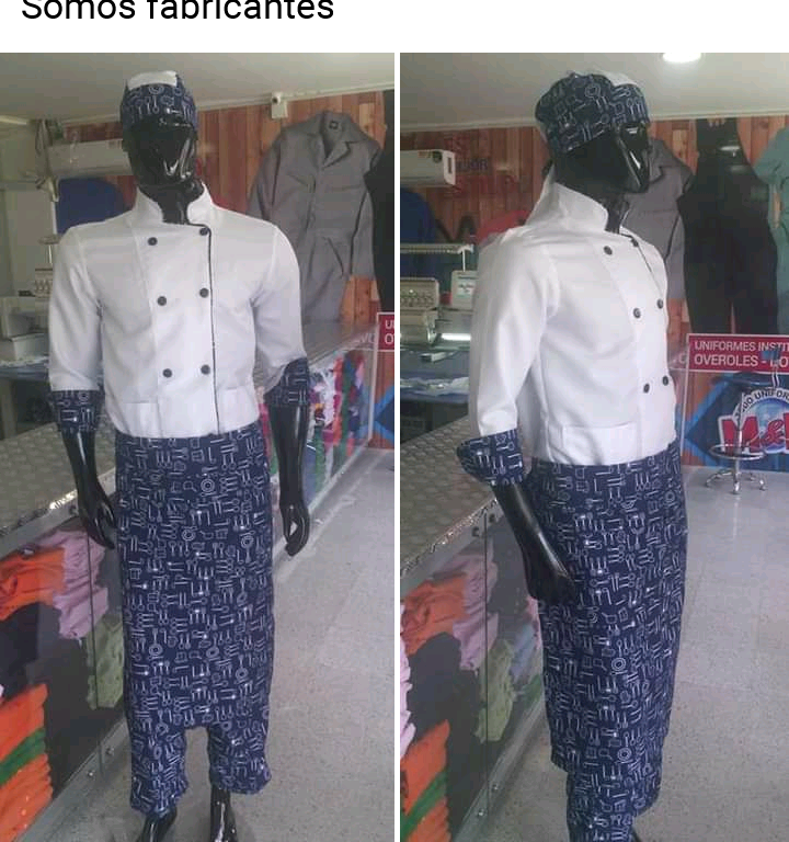 Uniformes chef 4 piezas