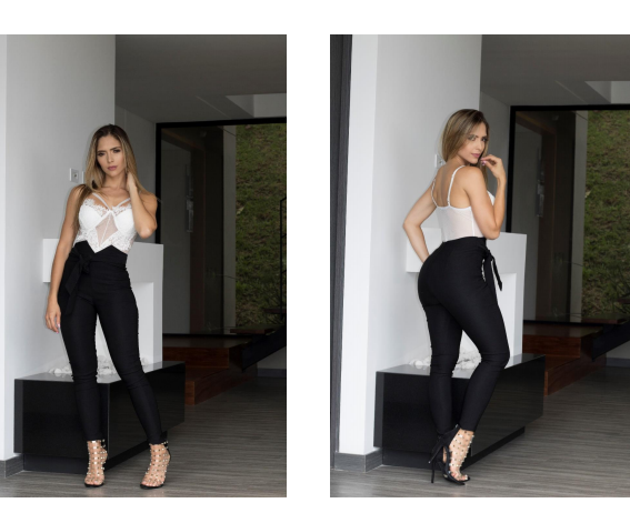 Pantalón negro 6341