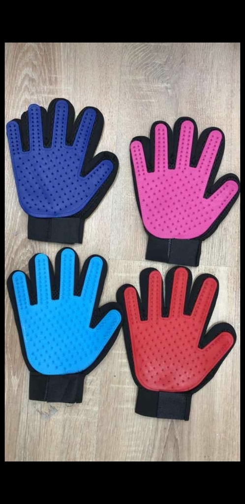 Guantes para peinar mascotas