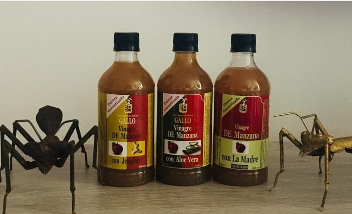 Vinagre de manzana x 500 ml