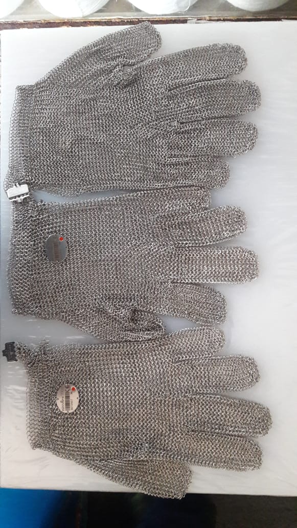 Guantes para Carnicero en Acero Inox