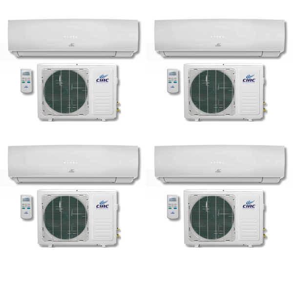 EQUIPO MINI SPLIT MARCA CARRIER CIAC SEER 19 INVERTER R-410A DE SUPER ALTA EFICIENCIA