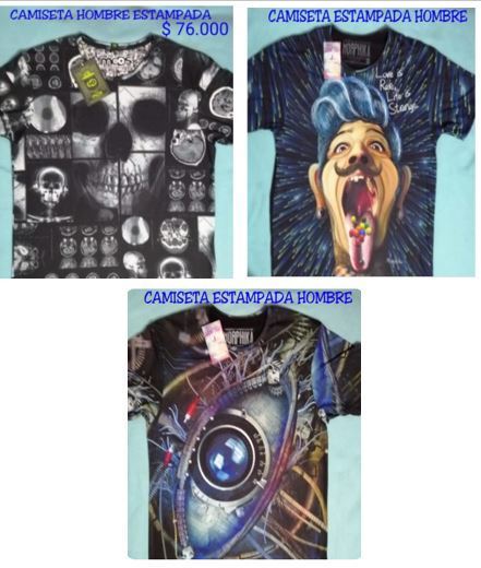 CAMISETA HOMBRE ESTAMPADA