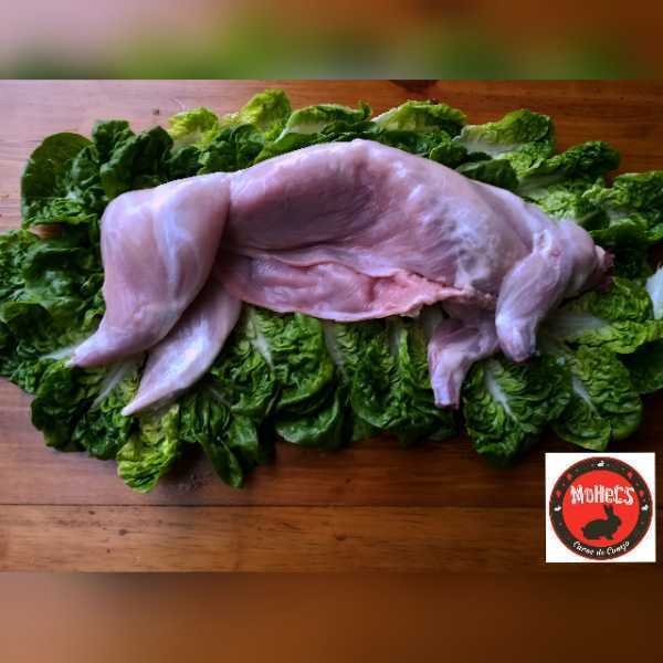 Carne de conejo en canal