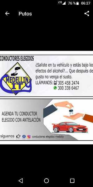 CONDUCTORES ELEGIDOS