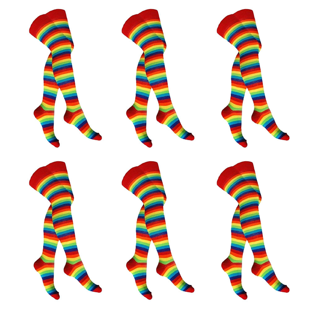 MEDIA LIGUERO ARCOIRIS TALLA UNICA ADULTO