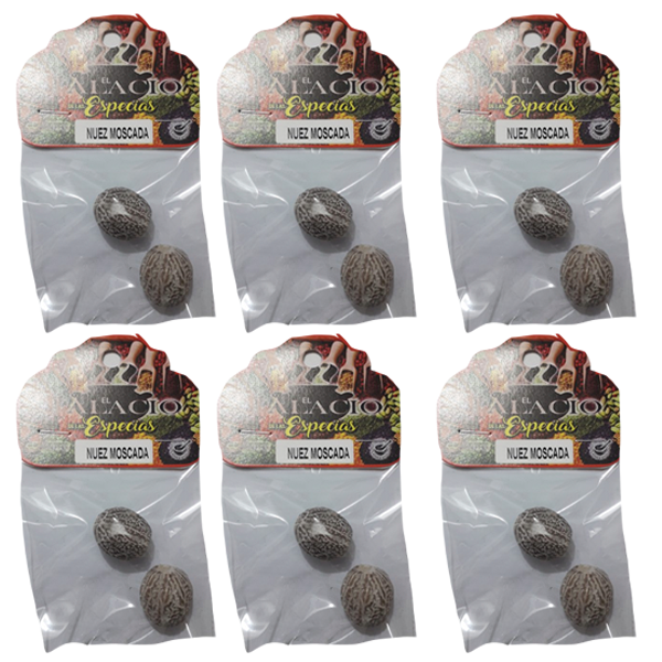 NUEZ MOSCADA X 2 UNIDADES 10 GRAMOS