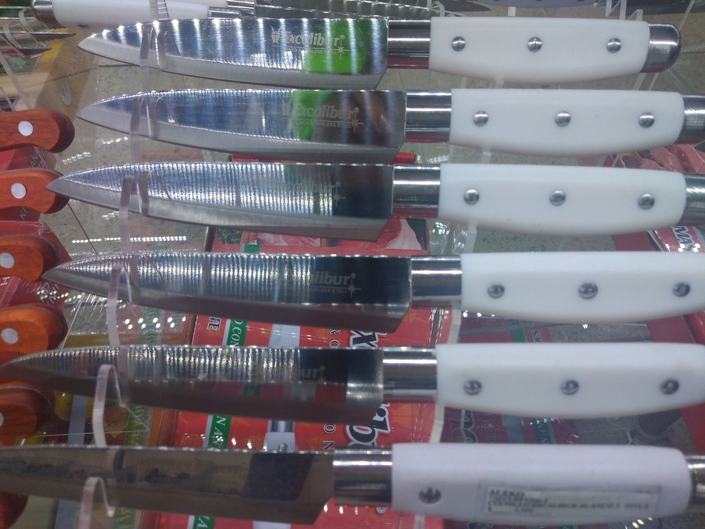 Cuchillo excalibur blanco # 5