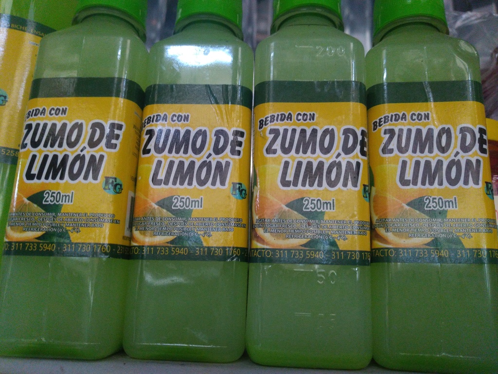 Zumo de limón x 250 ml