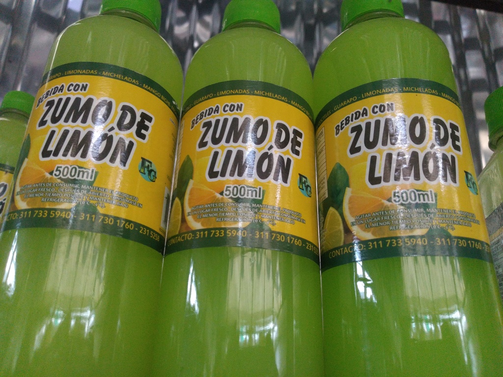 Zumo de limón x 500 ml