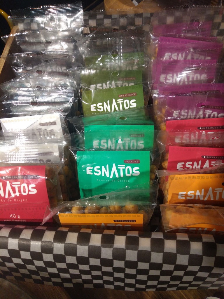 Pasabocas snacks x 40 g surtidos garbanzos picante, arveja, mix con arándanos, natural, mix chocolate y lentejas tostadas
