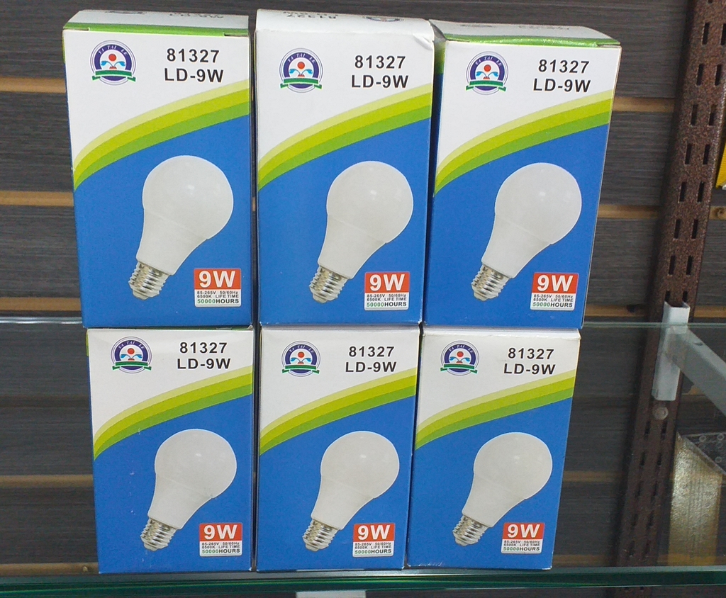 Bombillo blanco led de 9w