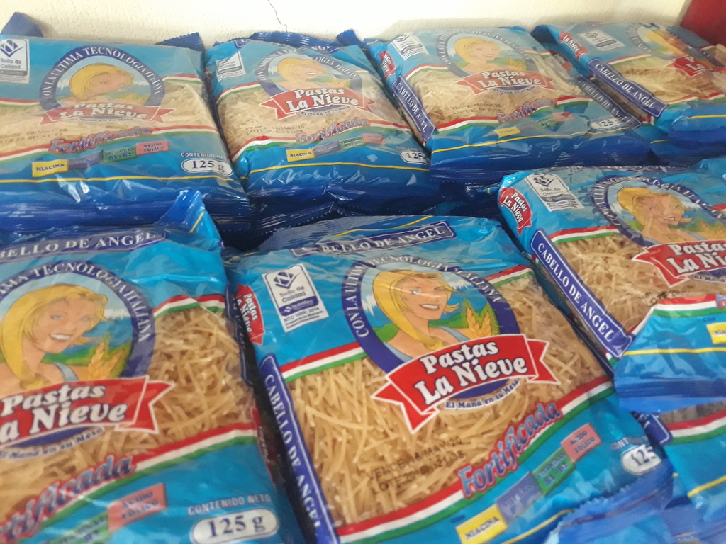 Fideo pastas la nieve