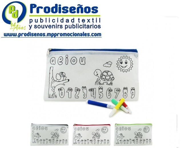 CARTUCHERA PARA COLOREAR