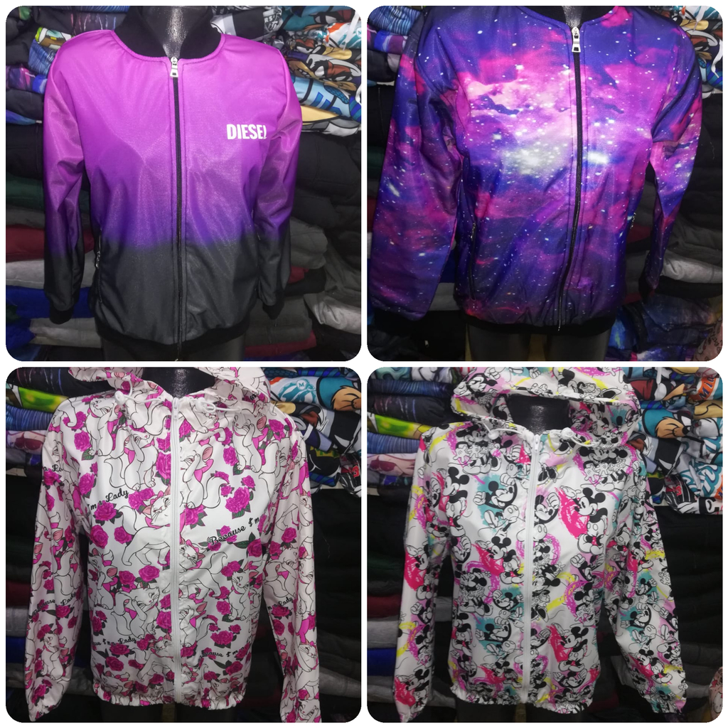 Chaqueta impermeable para dama