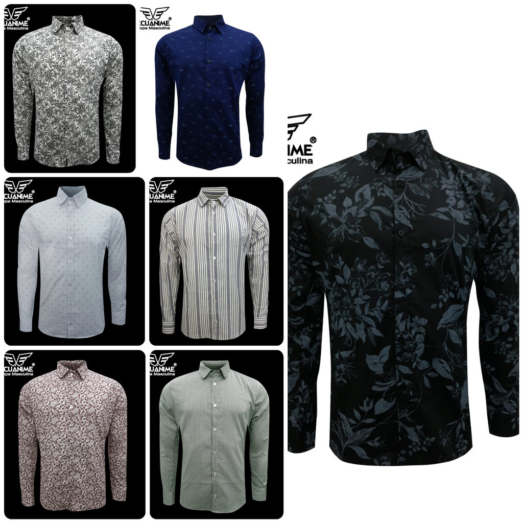 Camisa manga larga para hombre