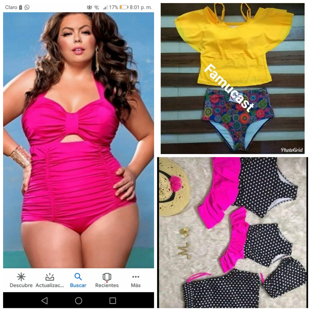 Vestido de baño tallas grandes