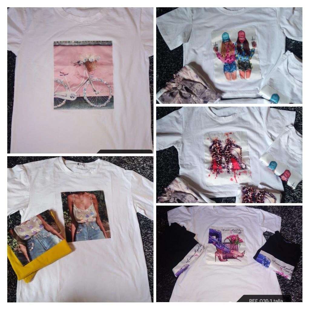Camiseta dama talla única
