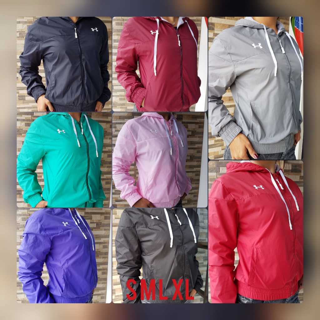 Chaqueta rompe vientos marca under armour