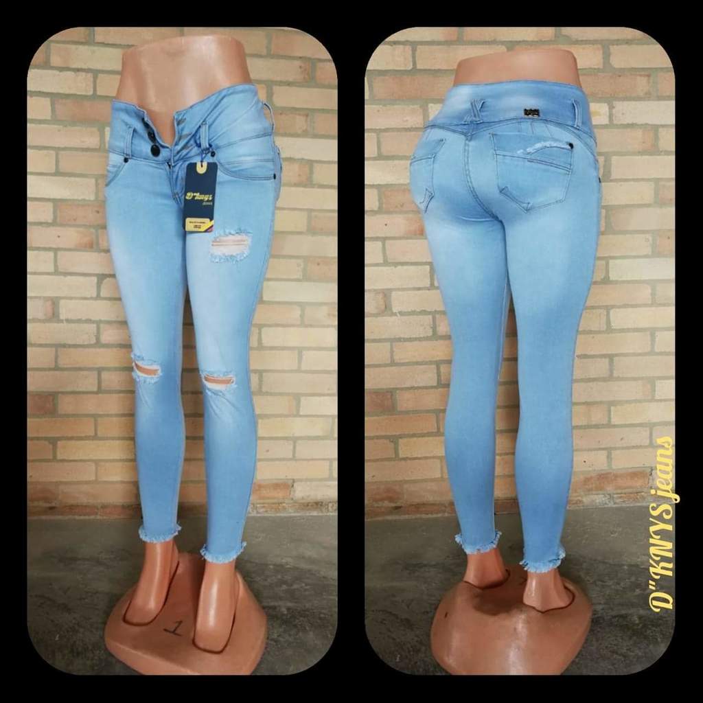 Jean para dama tres botones