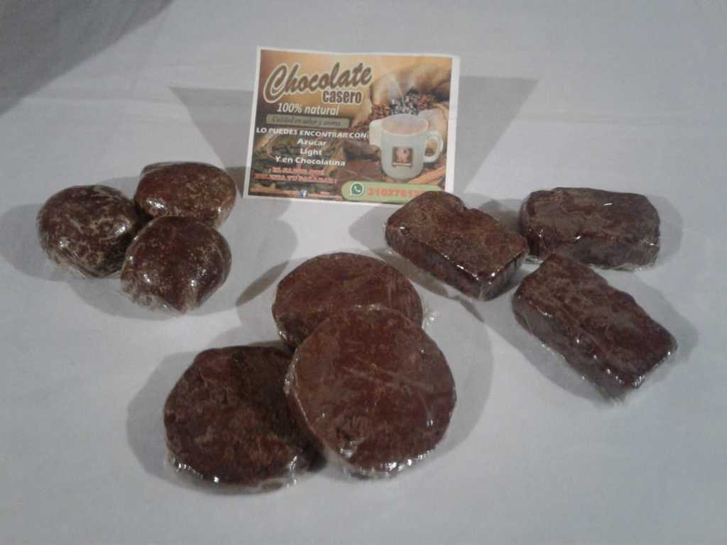 Chocolate casero organico sin Azucar