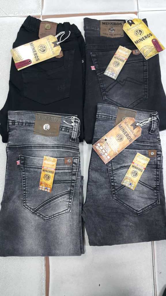 Jean mineros bota tuvo o recta para hombre