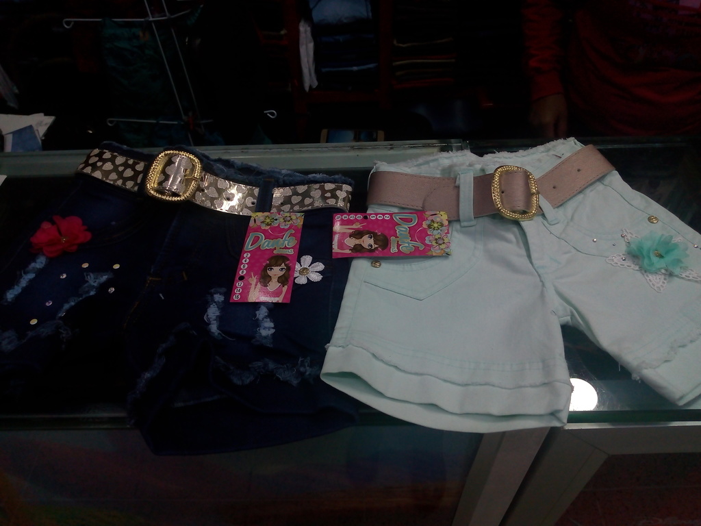 Shorts niña + correa